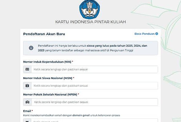 Link Resmi Daftar KIP Kuliah 2025, Ini Syarat Lengkapnya