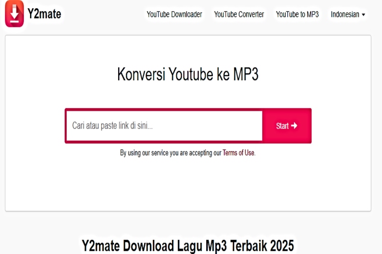Y2mate Download Lagu Mp3 Terbaik 2025