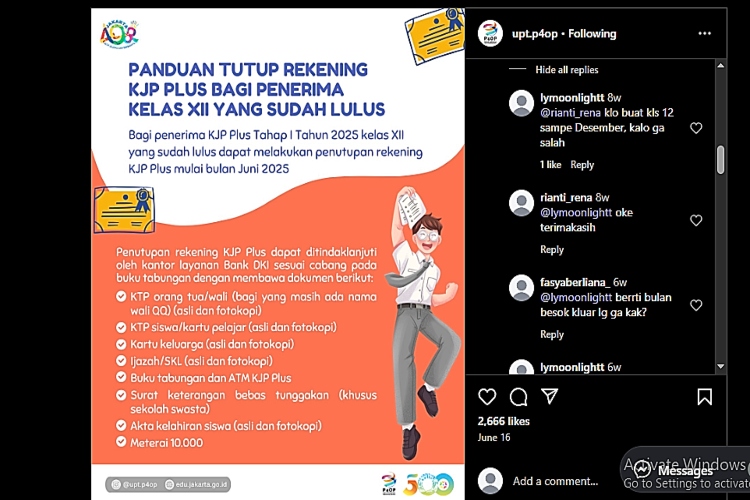 Jadwal Tutup Buku KJP Plus 2025, Ini Langkah-Langkahnya
