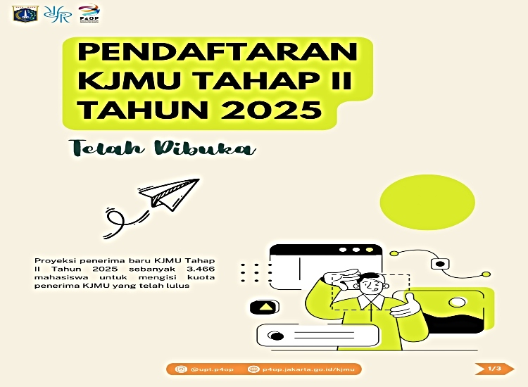 Pendaftaran KJMU Tahap 2 Tahun 2025 Dibuka, Ini Syarat dan Tahapannya