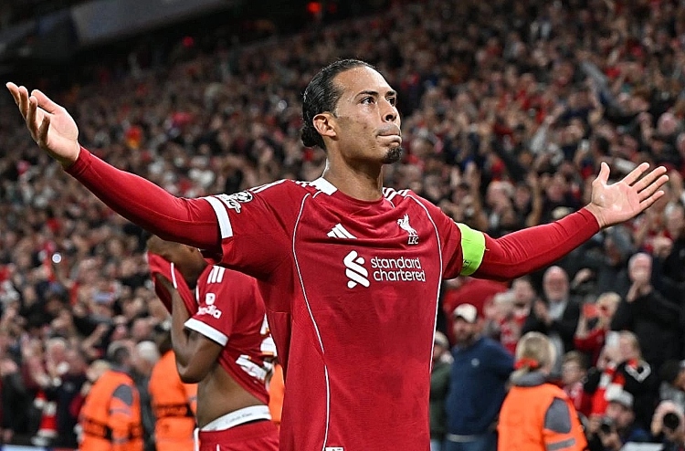 Gol Kemenangan Van Dijk di Injury Time Bawa Liverpool Taklukkan Atletico Madrid 3-2
